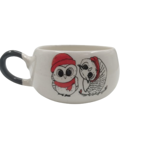 Seramik Kupa Mug Baykuş Baskılı 11