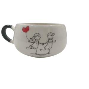Seramik Kupa Mug Sevgili Baskılı 10