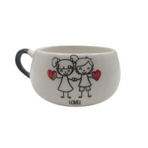 Seramik Kupa Mug Sevgili Baskılı 12