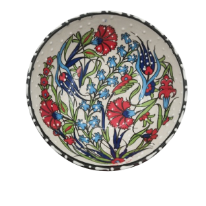 Geleneksel Motifli 16 Cm Sunumluk, Çerezlik Kase 2 Adet 02