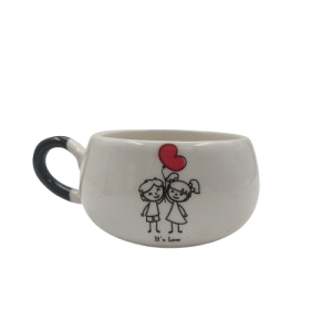 Seramik Kupa Mug Sevgili Baskılı 07
