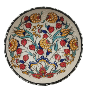 Geleneksel Motifli 16 Cm Sunumluk, Çerezlik Kase 2 Adet 03